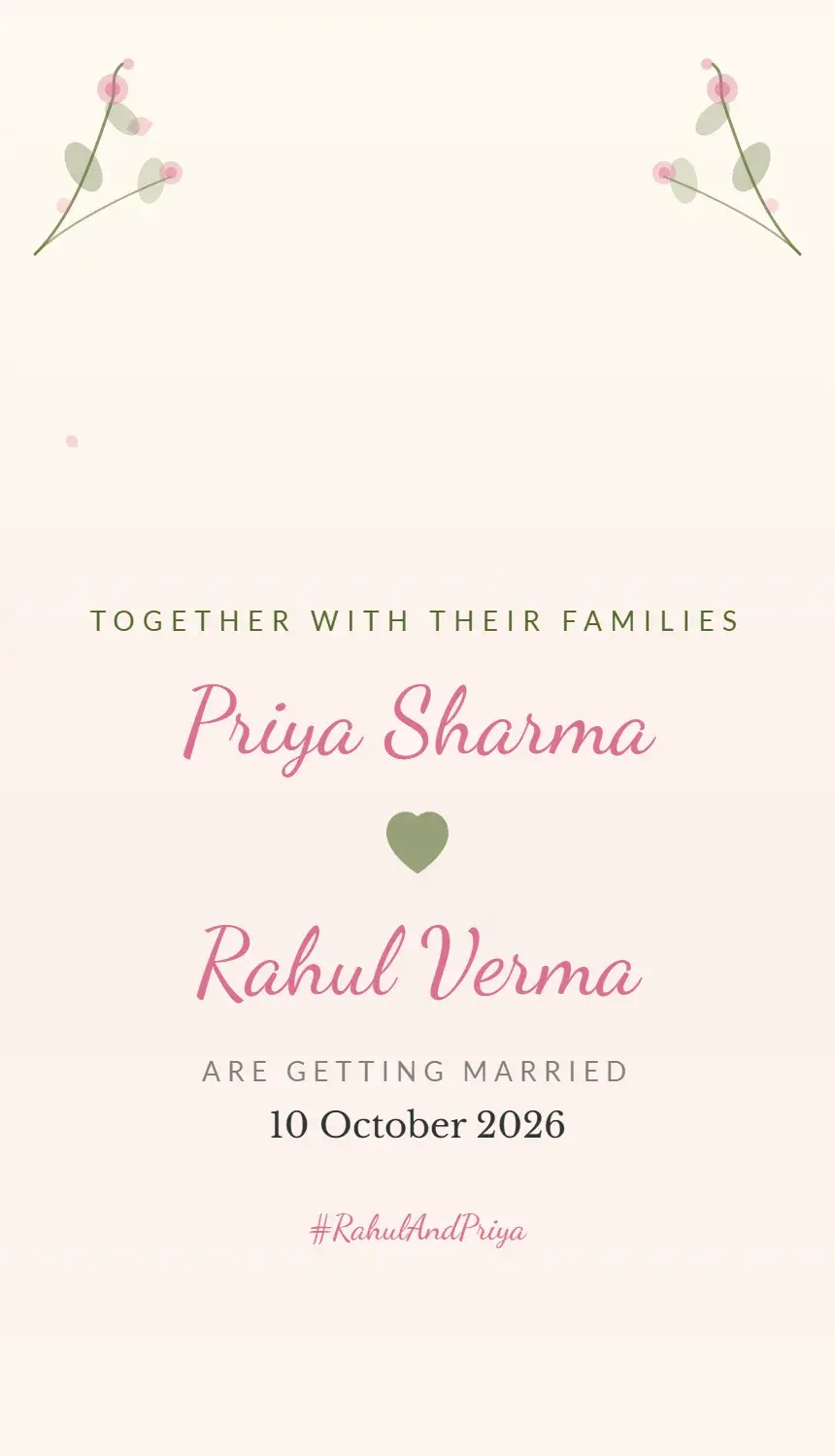 Floral Garden Template